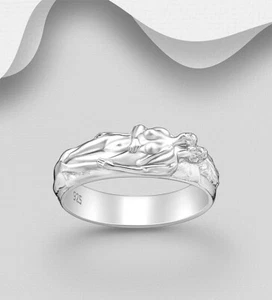 Sterling Silber Erotik Ring 4,1 gr Gr. 9 1/2 - Bild 1 von 1