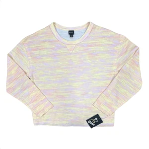 art class Multicolored Waffle Knit Thermal Top Large  (10/12 girls) Long Sleeves - Picture 1 of 5
