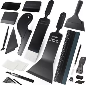 Window Tint Tools Car Wrap Kit PPF Vinyl Wrap Felt Squeegee Bulldozer Scrapers - Bild 1 von 17