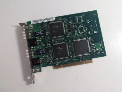 Intel E139761 Pro/100 Pro/100+ PCI Dual Network Interface Card DQWD Pulse H1138  - Image 1 of 4