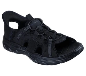 Skechers Revolted Merrick Mens Black Slip-Ins Casual Smart Sandals - Picture 1 of 5