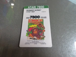 Donkey Kong (Atari 7800) *Replacement LABEL ONLY* - Picture 1 of 1