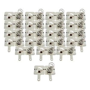 20 Paar AA Batterie Federn Umbau Kontakte für Batteriekasten Fernbedienung - Bild 1 von 7