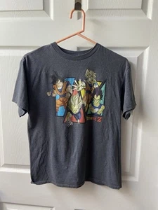 Dragon Ball Z T-Shirt Jungen Large dunkelgrau Rundhals Kurzarm ohne Etikett - Bild 1 von 6