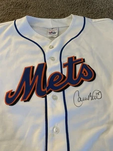 Carlos Beltran New York Mets Majestic Authentic signiertes Vintage Trikot Größe 2XL - Bild 1 von 10