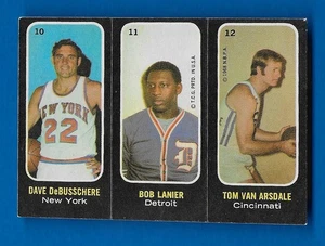 1971-72 Topps Trios Stickers 10-11-12 Debusschere - Lanier - Tom Van Arsdale - Imagen 1 de 2