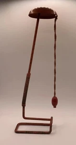 Porta cappelli anni 20 supporto da tavolo abbigliamento industriale made in sindacato - Foto 1 di 8