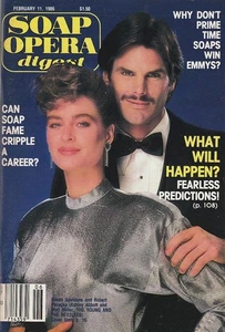 Soap Opera Digest Feb 11, 1986 EILEEN DAVIDSON-ROBERT PARUCHA-DAVID HASSELHOFF - Picture 1 of 5