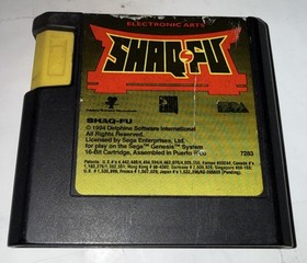 Vintage Shaq-Fu Sega Genesis Cart Only T Electronic Arts NTSC-U/C 1994 Fighting