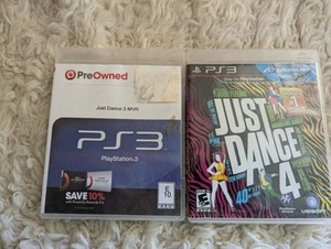 Just Dance 3 & 4 (Sony PlayStation3) Both In Great Used Condition. Tested  - Picture 1 of 3