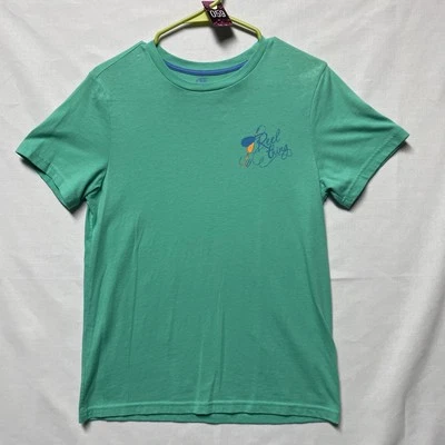 Fly Fishing Lures Graphic T Shirt Size large Aqua/Green - Image 1 of 4