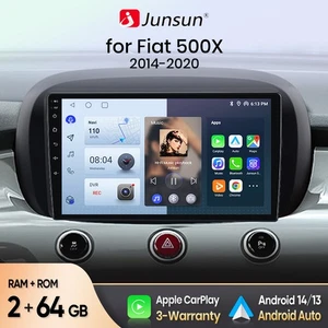 Radio de coche Android 64 GB para Fiat 500X 2014-2020 Carplay GPS SAT NAVI estéreo BT - Imagen 1 de 18