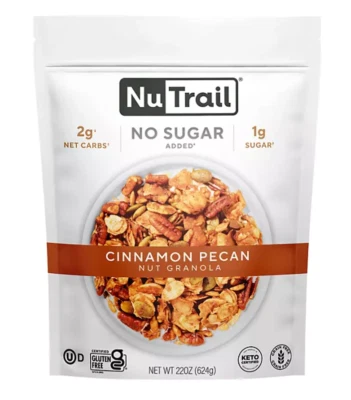 NuTrail Granola de nuez ceto baja en carbohidratos, canela nuez moscada 22 oz Foto 1 de 4