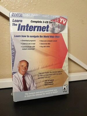 Video Professor Learn The Internet, 3 CD Set, Sealed - Image 1 of 2