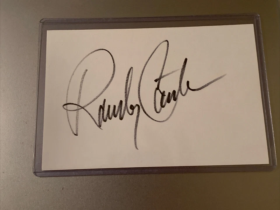 Randy Couture autographed 4x6 Index Card - Image 1 of 1