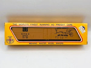 Vintage H.O. Mehano S.F.R.D. Light Brown Refrigerator Car 35829 - Picture 1 of 8
