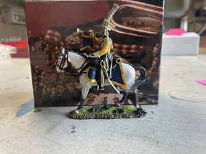 KING & COUNTRY - AGE OF NAPOLEON NA471 FRENCH VISTULA LANCER TRUMPETER - FLAWED! - Picture 1 of 2