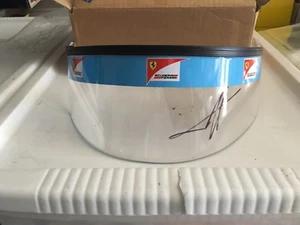 Ferrari Original Alonzo Signature on Replica Visor - Picture 1 of 2