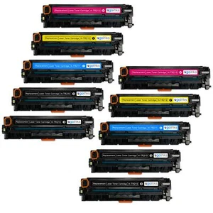 10 Toner Cartridge (Set+Bk) for HP LaserJet Pro 200 Color MFP M276n & MFP M276nw - Picture 1 of 3