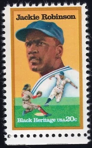 Scott #2016 Jackie Robinson (LA Dodgers) Single 20¢ Stamp - MNH - Picture 1 of 1