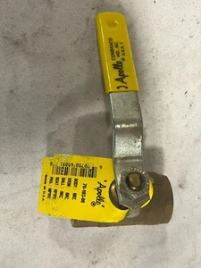 APOLLO 7010308 1/2" Ball Valve Bronze Threaded 90Deg Reversed Stem - Picture 1 of 3