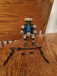 TMNT 1994 SHOGUN LEO 100% COMPLETE! (GOLD ARMOR/BLACK ACCESSORIES VARIANT) - Picture 1 of 8