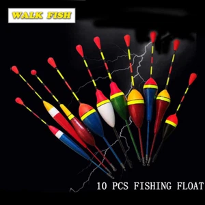 10PCS Long Tail Fishing Throw Floats Mix Size Floating Bobbers Set Tools US - Picture 1 of 13