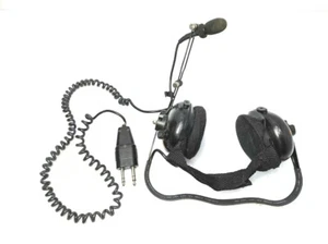 Firecom UH-1 Headset Fire Department Surplus W/ Microphone 1 Pair Parts/Repair - Picture 1 of 12