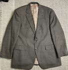 Vintage Chaps Ralph Lauren Lambswool Blazer Men Size 42R Houndstooth Two Button