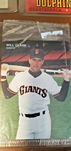 1990 Mothers Cookies, Will Clark, in wrapper, #22, mt - Picture 1 of 1