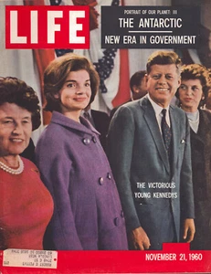 D2 LIFE Magazine Novenber 21st 1960 The Victorious Young Kenndys President JFK - Foto 1 di 5
