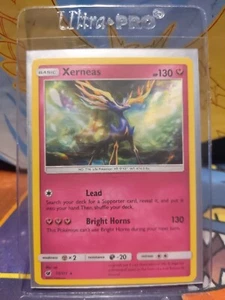 Pokemon TCG Sun & Moon Crimson Invasion - Xerneas - 73/111 Holo Rare - Card - Picture 1 of 4