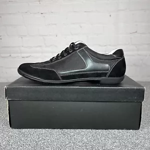 Alfani Rod Turnschuhe Schuhe Herren 10 schwarz runde Zehenpartie Schnürung neu mit Box - Bild 1 von 12