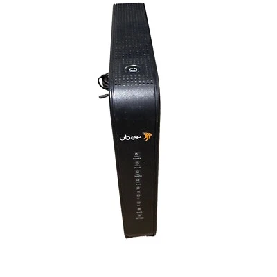 Ubee DVW32CB Advanced Wireless Voice Gateway Modem and Router with power cord - Image 1 of 4