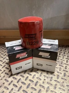 (LOT OF 2) Baldwin Filters B229 Oil Filter,Spin-On,Full-Flow - Picture 1 of 4