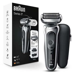 Braun Series 7 7025s Flex Rechargeable Wet Dry Men's Electric Shaver with Beard - Picture 1 of 11