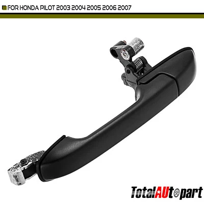 Nueva manija de puerta exterior negra para Honda Pilot 2003 2004-2007 lado del conductor trasero Foto 1 de 4