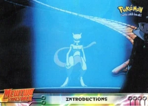Pokémon Introductions Mewtwo Strikes Back Card Blue Logo Topps - Picture 1 of 1