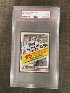 1983 TOPPS BASEBALL CELLO PACK Harold BAINES Front- PSA 9 Mint - Only 8 Higher! - Picture 1 of 2