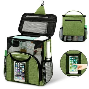 Portable Shower Caddy College Tote Bag Quick Dry Hanging Toiletry Bag Large C... - Picture 1 of 7