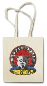 MYSTIC FALLS TIMBERWOLVES SHOPPER SHOPPING BAG Vampire Football Diaries Logo - Picture 1 of 1