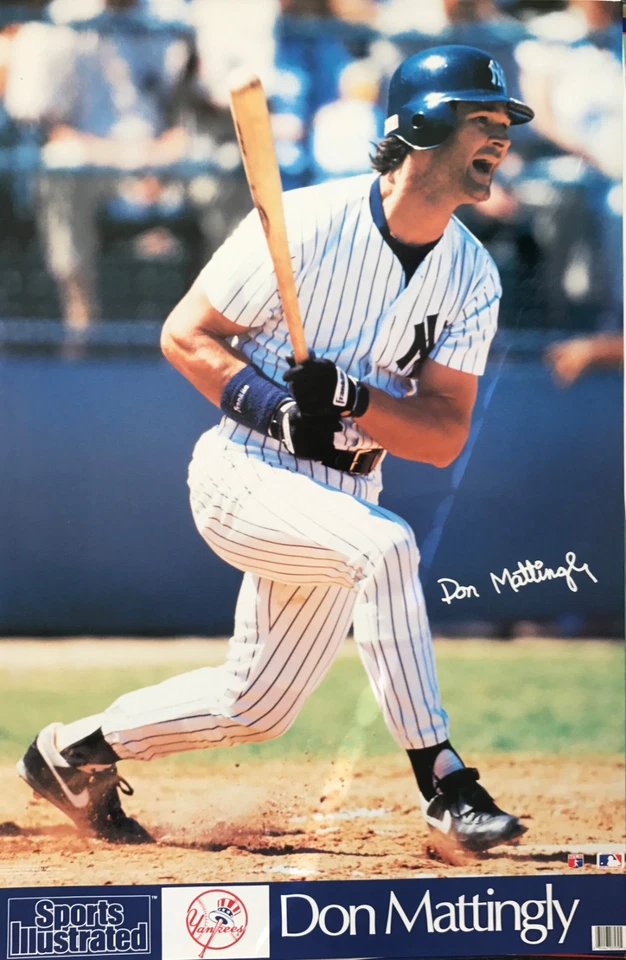 DON MATTINGLY 1989 SPORTS ILLUSTRATED POSTER - Image 1 of 1