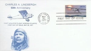 1710 13c CHARLES LINDBERGH - 1st Lou Jac - Picture 1 of 1