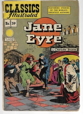 Classics Illustrated #39 JANE EYRE [HRN 62] 1947 Gilberton GD 2.0 Complete - Image 1 of 4