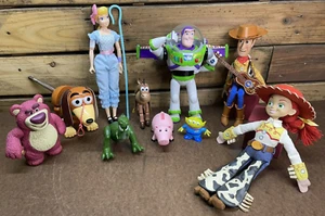 Toy Story Figures Collection Woody Buzz Jessie Aliens Slinky Dog Rex Hamm - Picture 1 of 24