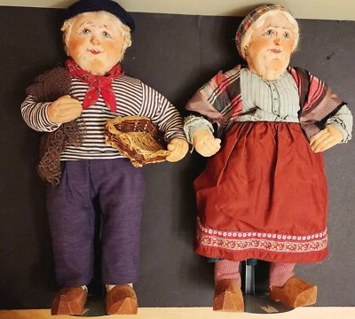 YVONNE SPAGGIARI Rare Vintage Doll Italian Stockingette Peasant 18" Ravca MINT!! - Image 1 of 4