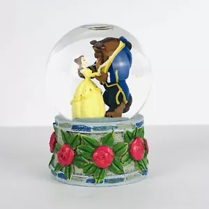 Mini Globo di Neve Vintage Disney Store La Bella e la Bestia - Ottime Condizioni! - Foto 1 di 10