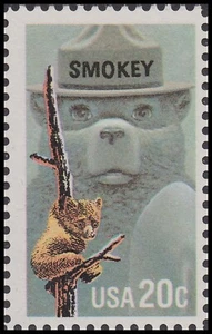 US 2096 Smokey Bear 20c single MNH 1984 - Picture 1 of 1