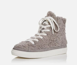 Tenis Aqua Private Label Steve Madden Teddy imitación piel de oveja gris 8 - Imagen 1 de 5
