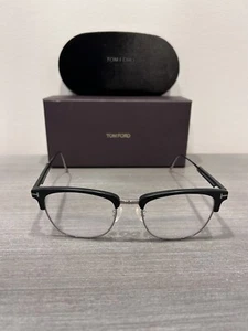 Tom Ford TF5590-F-B 002 Eyeglasses 52-19-145 Blue Light Block Titanium Frame - Picture 1 of 5
